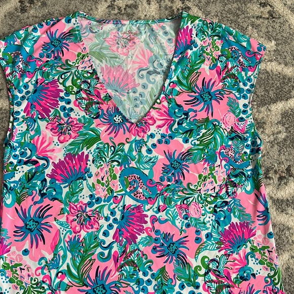 Lilly Pulitzer Talli Swim Coverup Dress in Paradise Petals, size small - Picture 2 of 10
